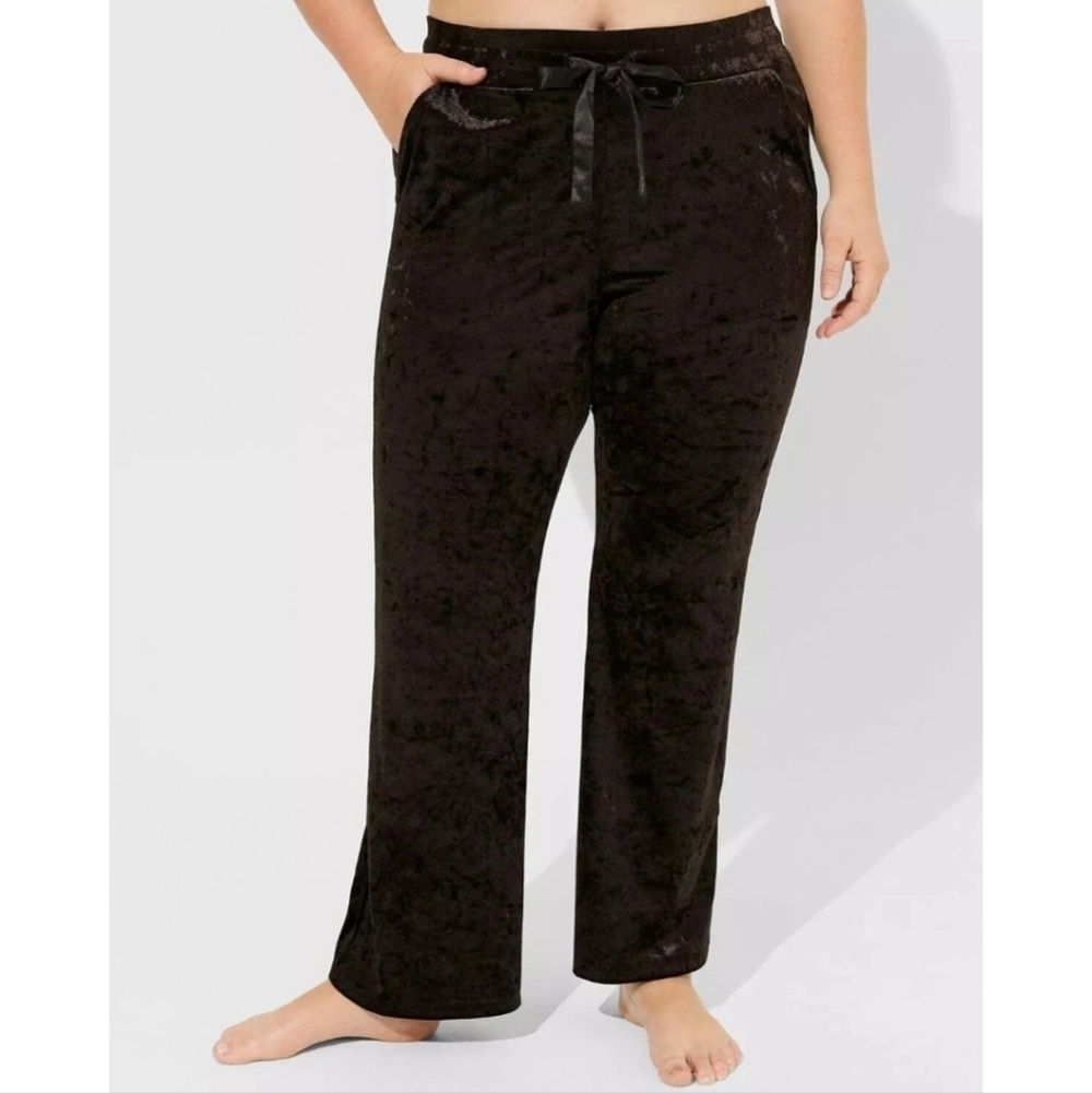 Torrid Sleep Crushed Velour Boot Cut Lounge Pants‎